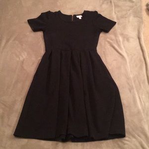 Black LuLaRoe Amelia dress. Size small.